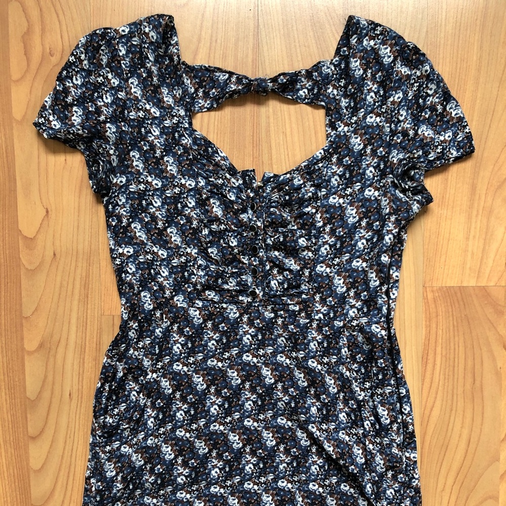 Flower Print Summer Dress